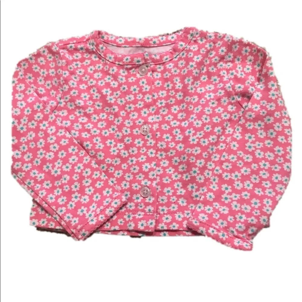 Carter’s Pretty Pink Daisy Cardigan